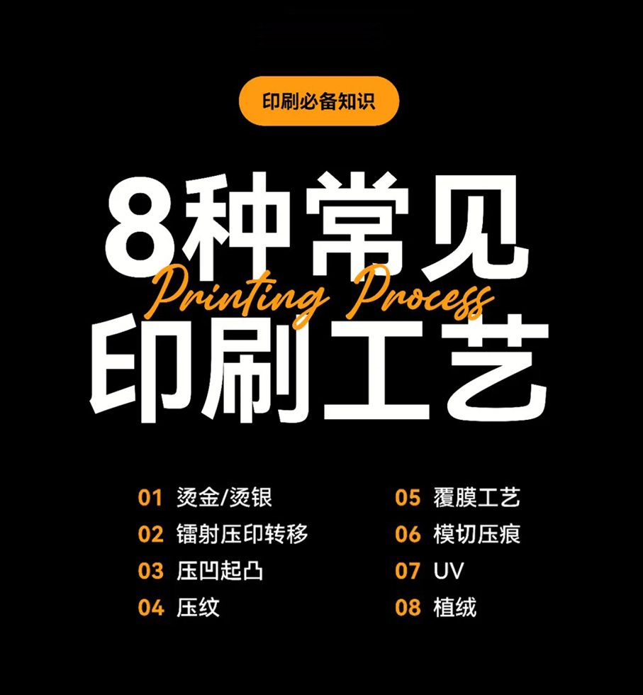  8种常见印刷工艺