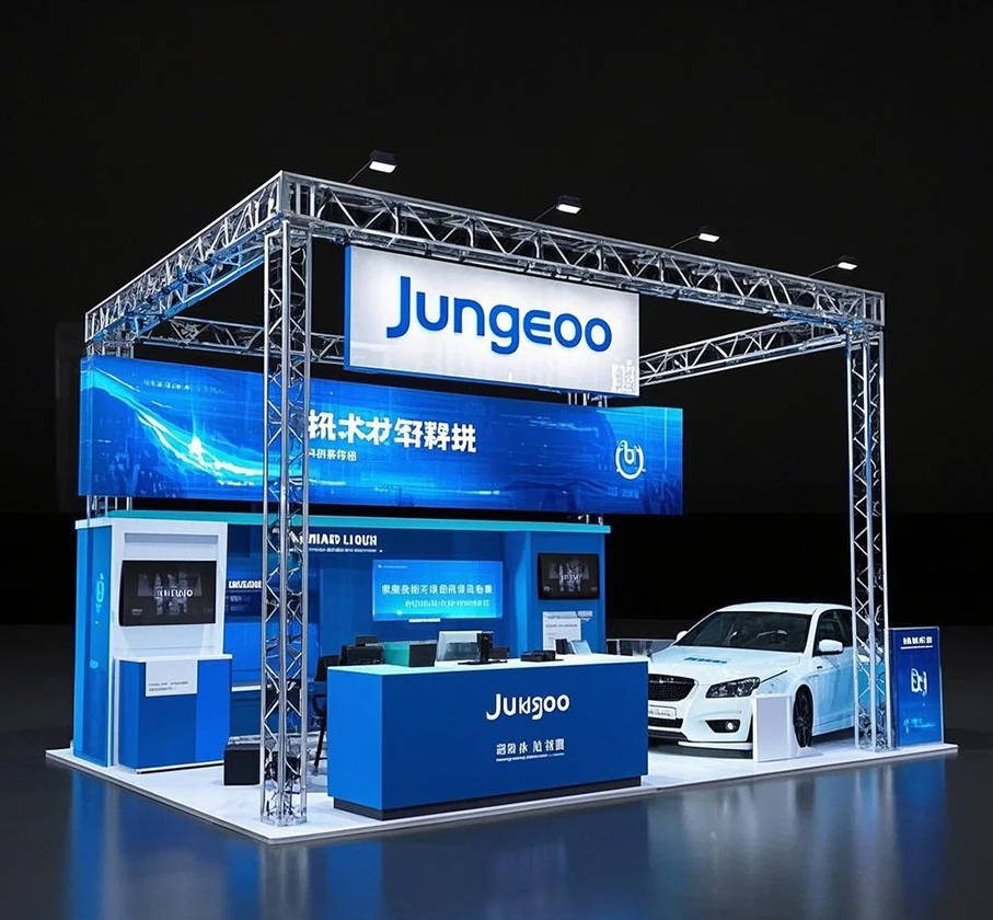  桁架展台是当前会展行业的主流